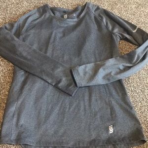 • Second Skin Gray Long Sleeve Athletic Top